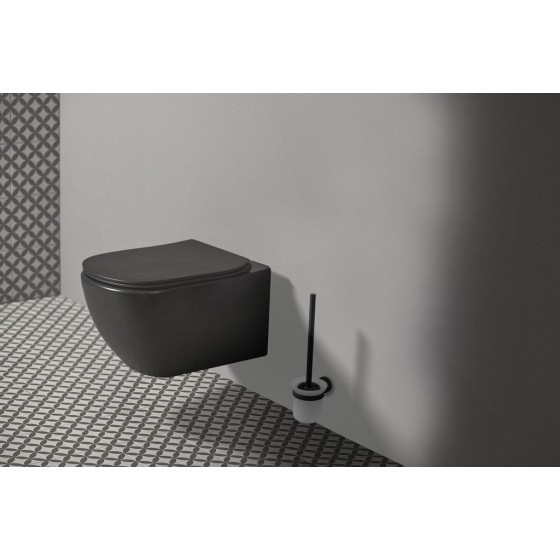Vas WC suspendat Ideal Standard Tesi AquaBlade, negru mat