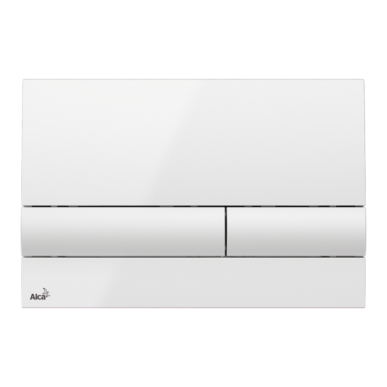 Clapeta de actionare Alcaplast M1710, alb